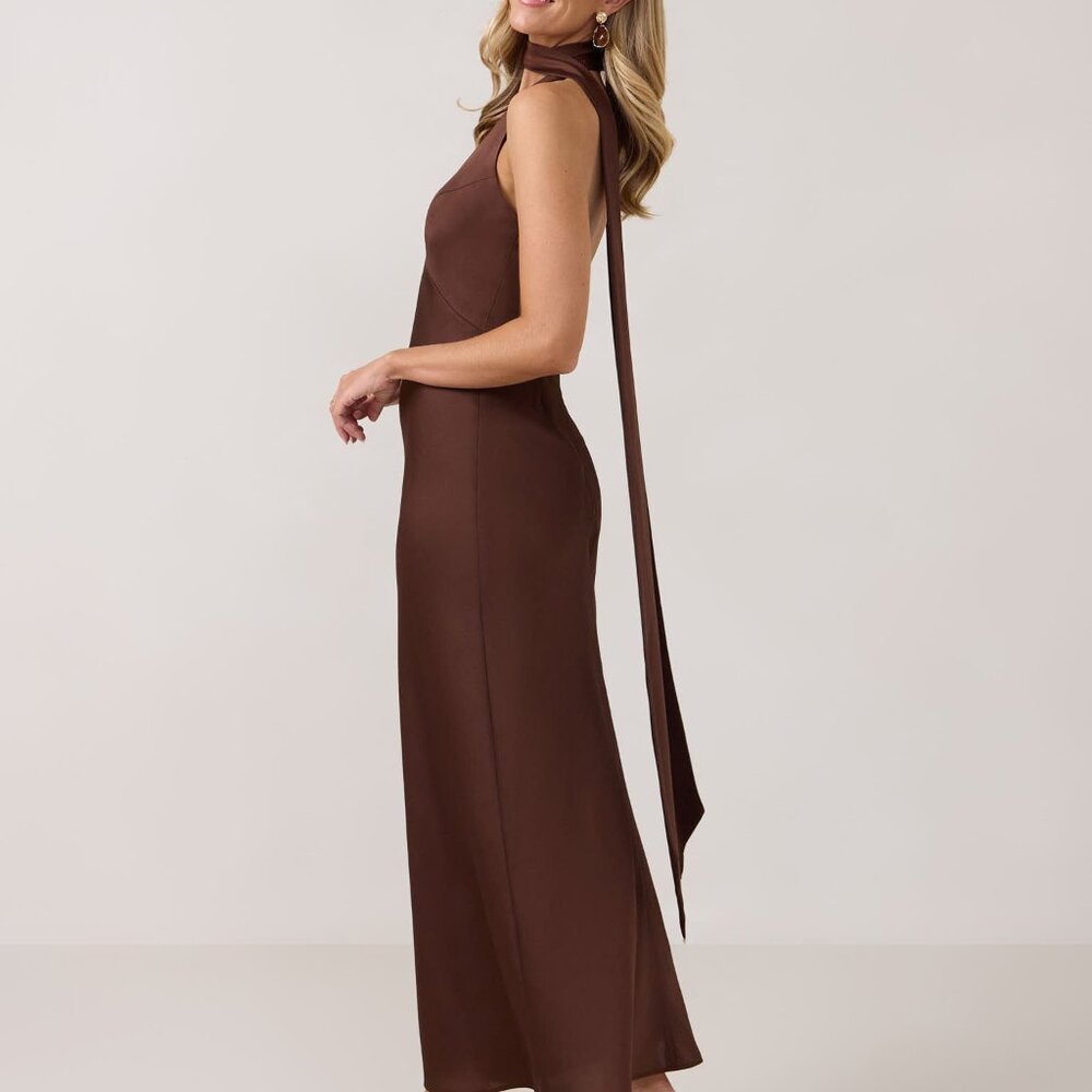 Park & Fifth Hayden Dress Size MM / Chocolate - Picture 2 of 5